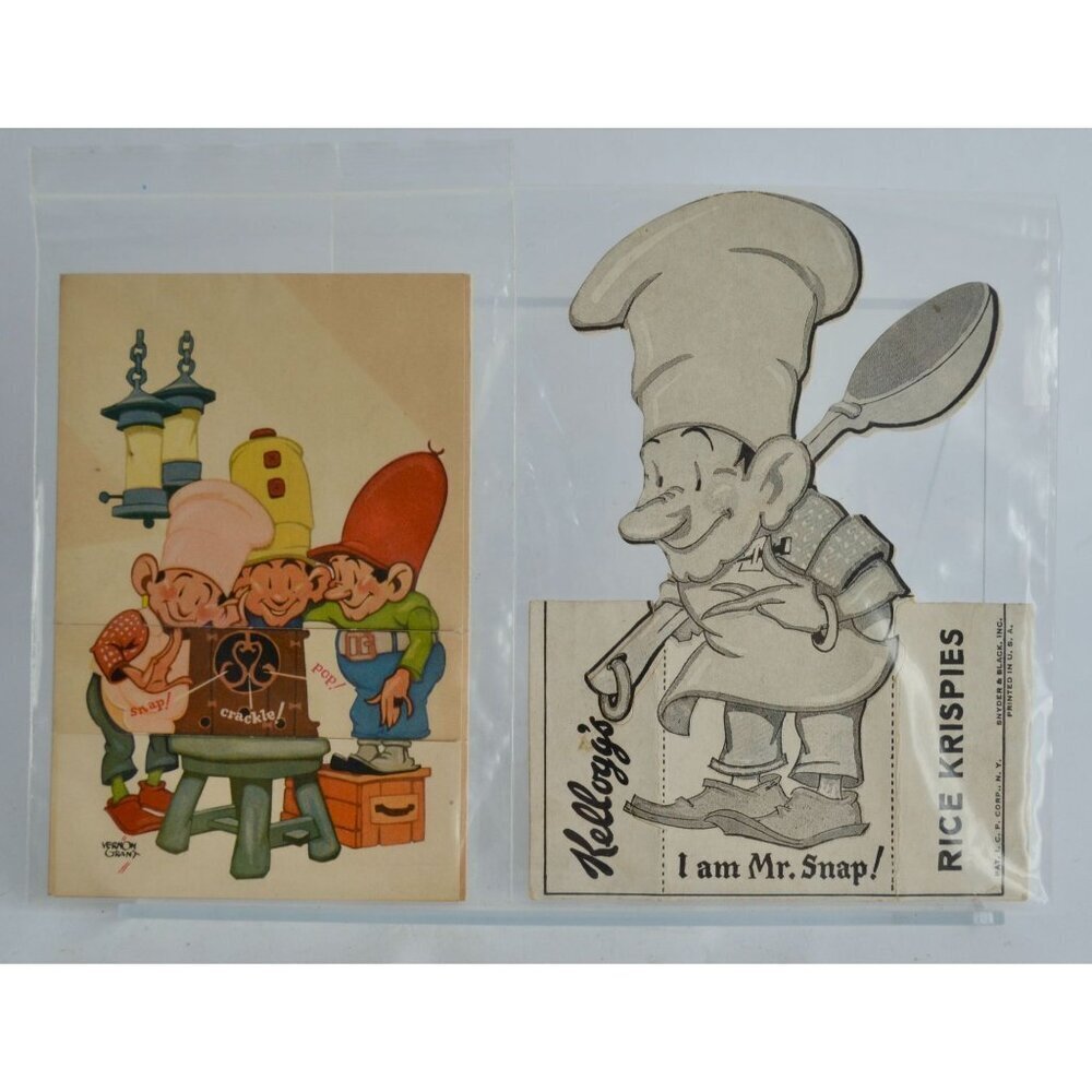 Rice Krispies Vintage Trading Card Advertisement 1930s